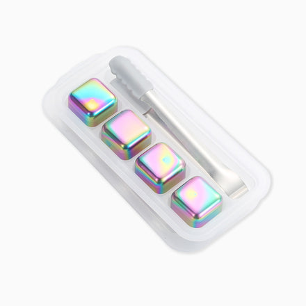 MOCKTAILHOUSE® ステンレスアイスキューブ（シリコンクリップ付き）