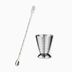 MOCKTAILHOUSE® ベーシックバーツールセット（目盛り付き計量カップ75ml）