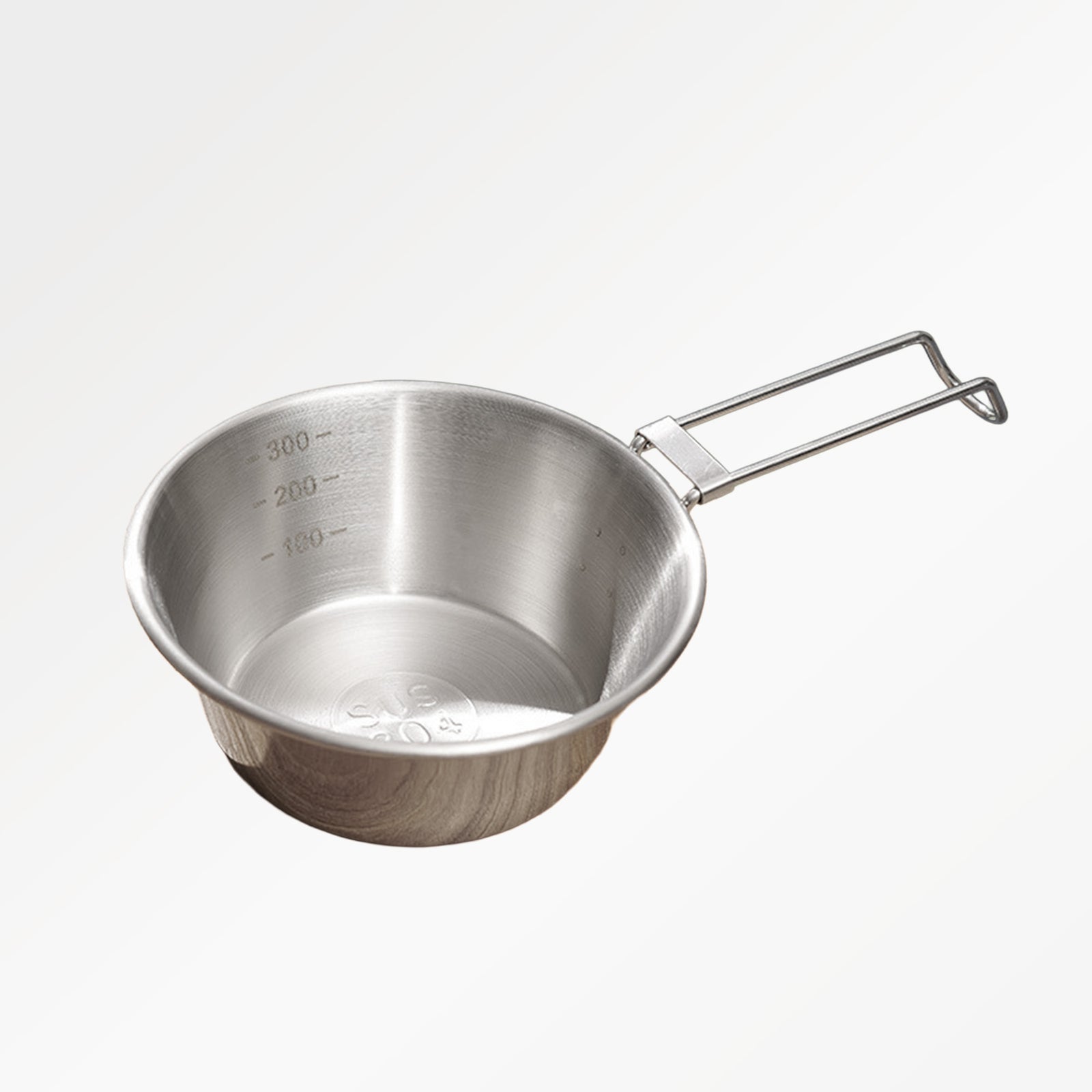 MOCKTAILHOUSE®×OUTDOOR 目盛り付きシェラカップ300ml 折りたたみハンドル